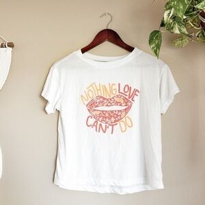 Free People Girl Dangerous Graphic Tee